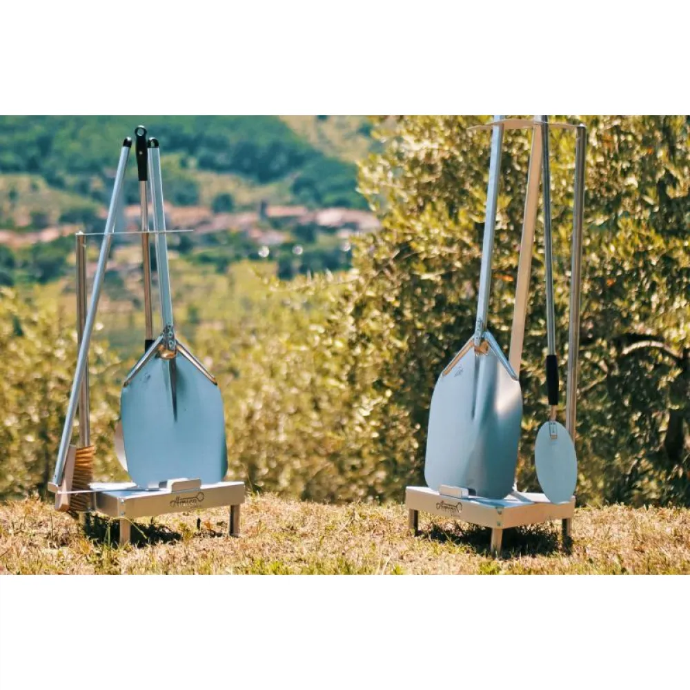 Pizza accessories set with holder, 120cm