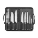 Set of stainless steel knives, 9 pcs
