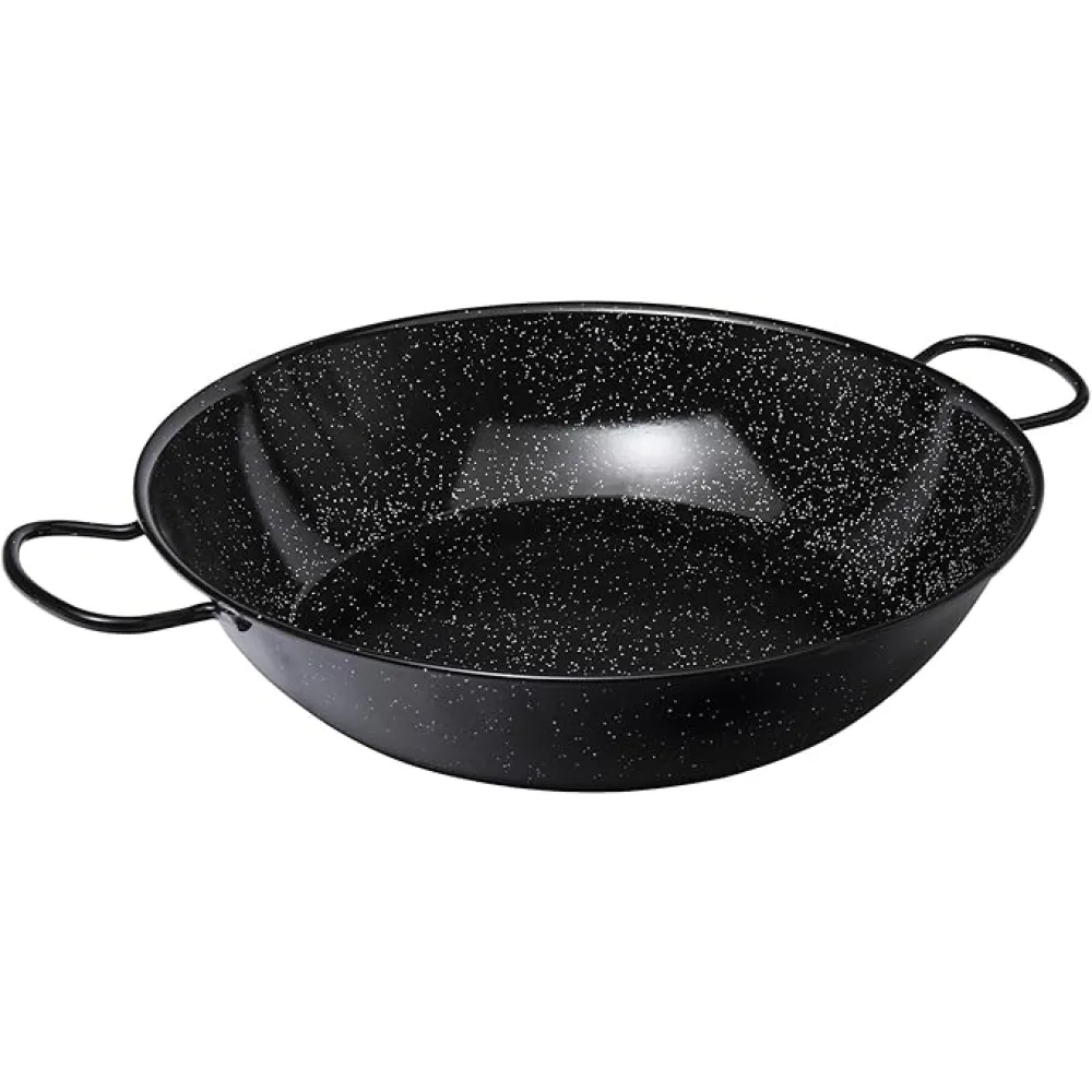 Enameled deep frying pan for paella 60 cm