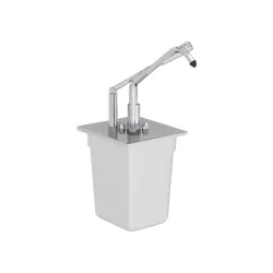 Sauce Dispenser With Pump GN 1/6 3L 200mm