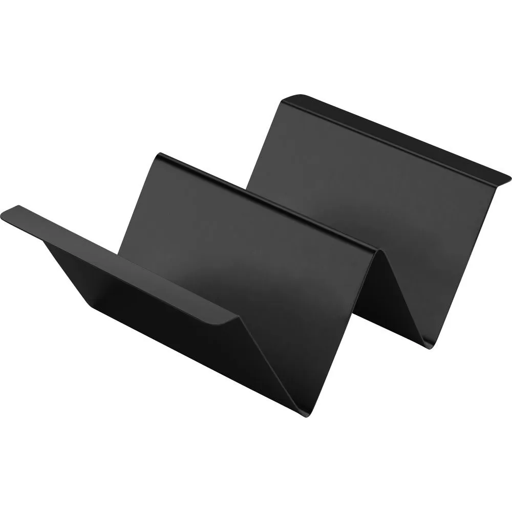 Sandwich and Snack Display with Holder 3-Compartment ,Black