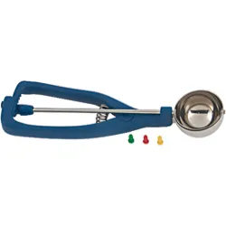 Steel ice cream scoop with plastic handle 1/30