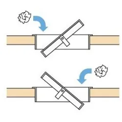 Waste bin lid, round