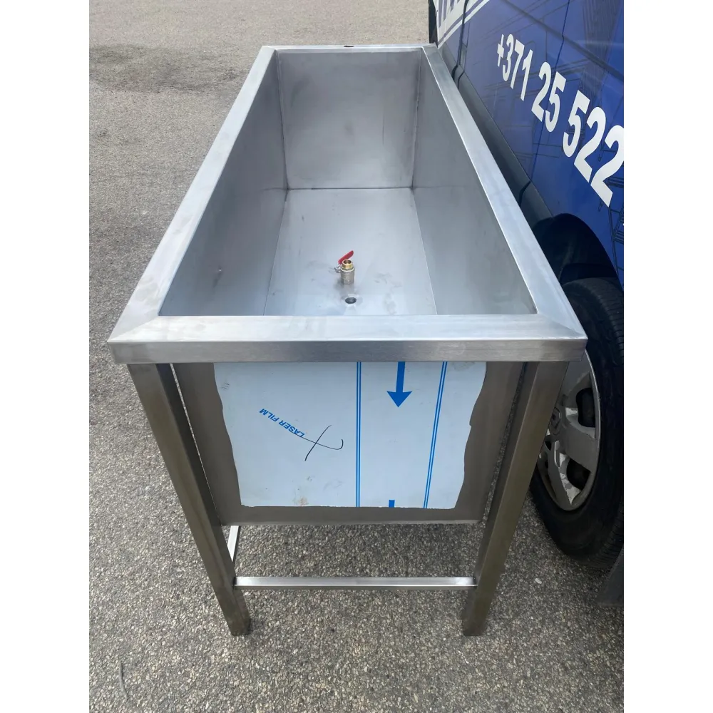 Freestanding Stainless Steel Sink 1600 mm