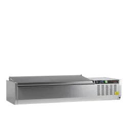 Showcase cooler with lid GVC 4 GN1/4