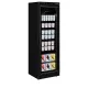 Freezer UF 340 liters with glass doors, black