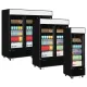 Display freezer 405 liters, black