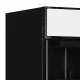 Display freezer 405 liters, black