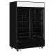 Display freezer 922 liters, black