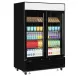 Display cooler 922 liters, black