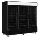 Display cooler 1436 liters with 3 doors, black