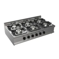 Solid top gas range P7/CUPG6BB.3M3G