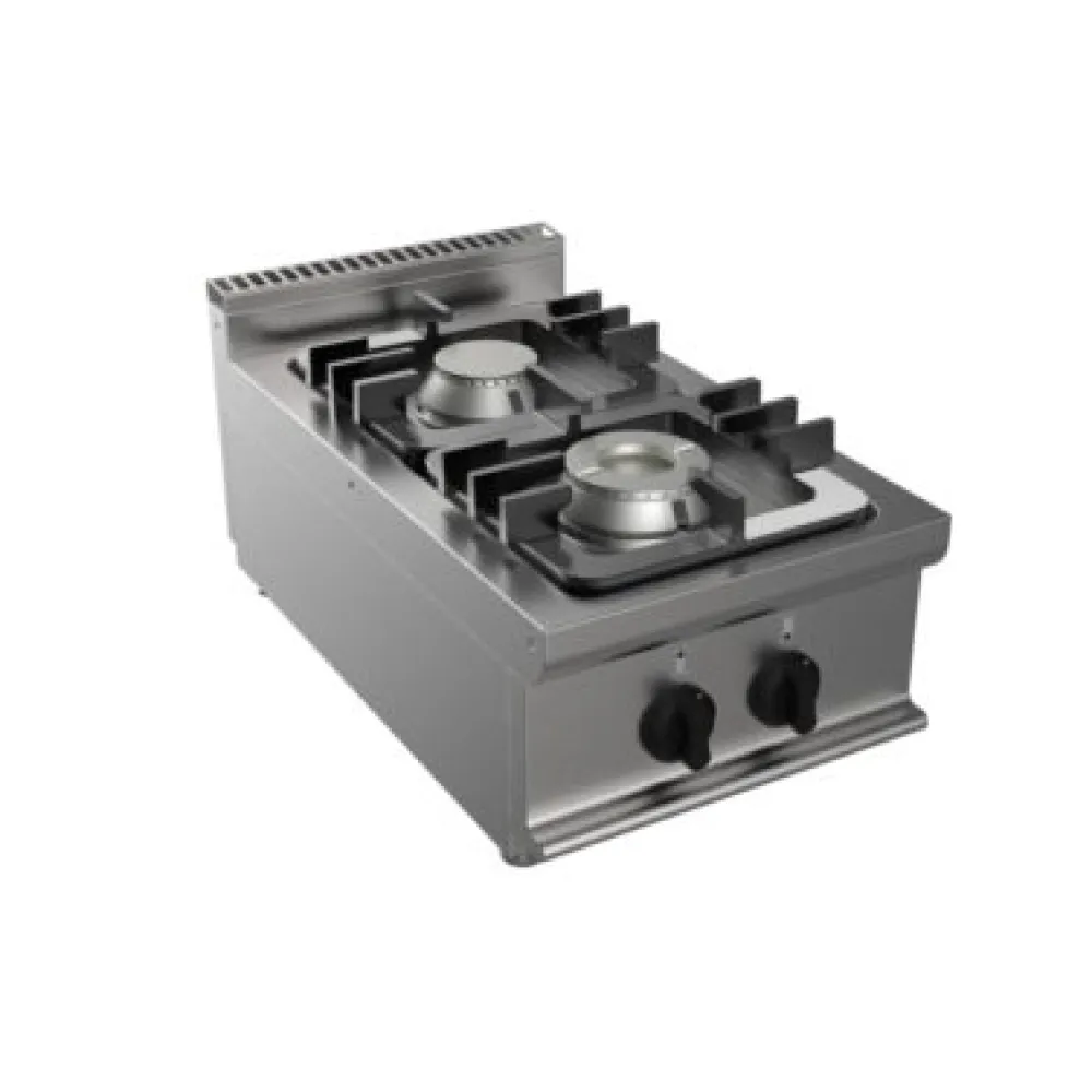 Solid top gas range EASY 700 E7/KUPG2BB.2M