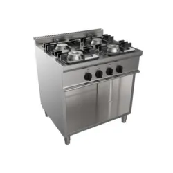 Solid top gas range with neutral cabinet EASY 700 E7/CUPG4BA.4M