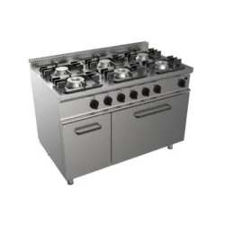 Gas stove with gas oven EASY 700 E7/CUPG6FN.6M