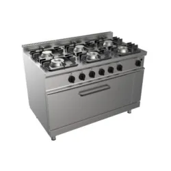 Gas stove with gas oven EASY 700 E7/CUPG6FM.6M