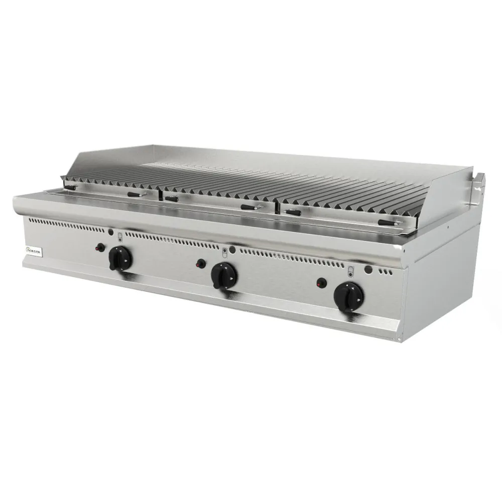 Lavastone ribbed gas griddle E7/BS3BB