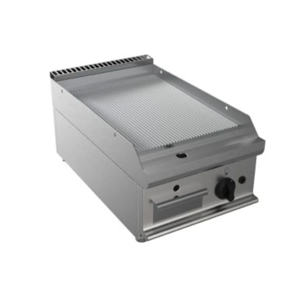 Gas ribbed grill surface EASY 700 E7/KTG1BBRK
