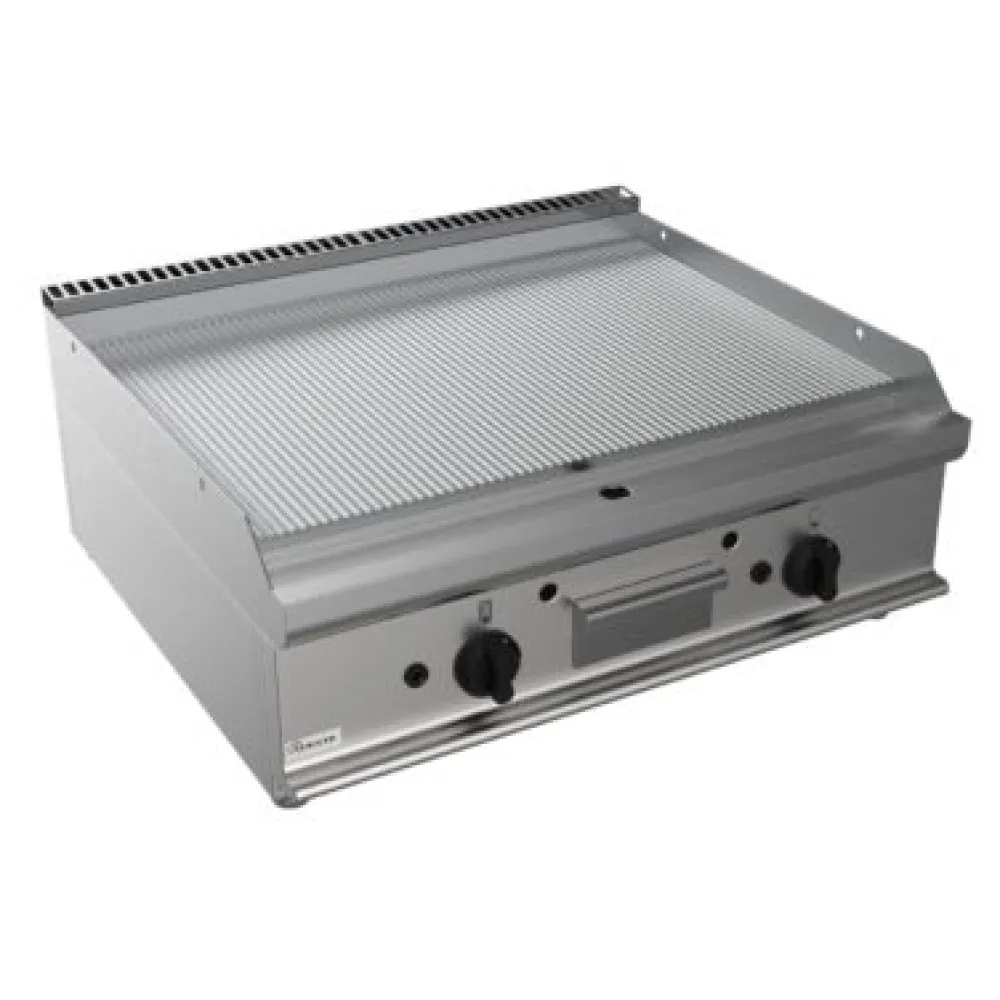 Gas ribbed grill surface EASY 700 E7/FTG2BBRK