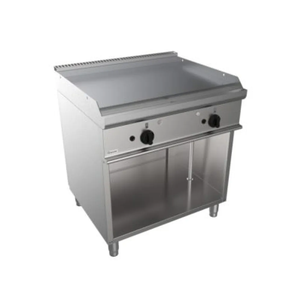 Gas smooth grill surface with neutral cabinet EASY 700 E7/FTG2BALK