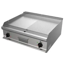 Electric ribbed-smooth griddle EASY 700 E7/FTE2BBMK