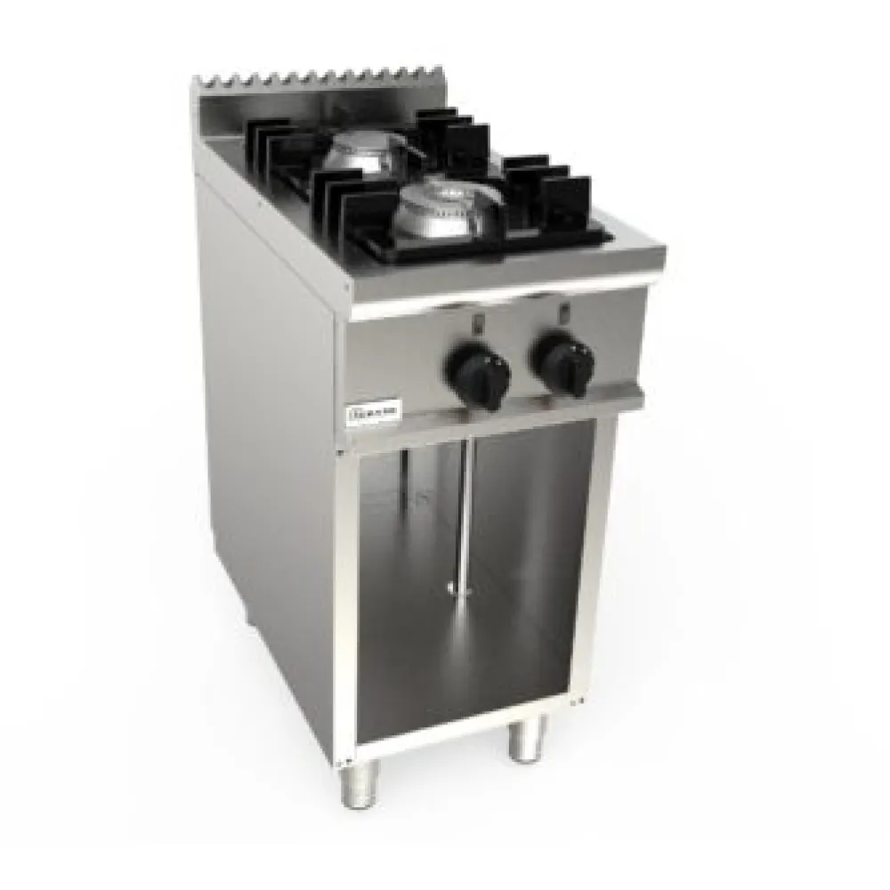 Solid top gas range with neutral cabinet LADY 700 L7/KUPG2BA.2G