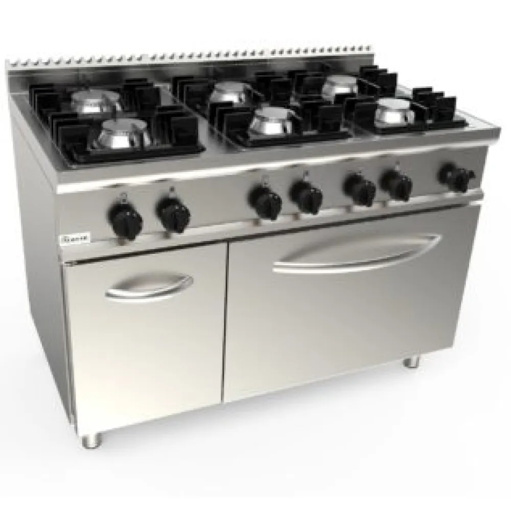 Gas stove with gas oven LADY 700 L7/KUPG6LN.6M