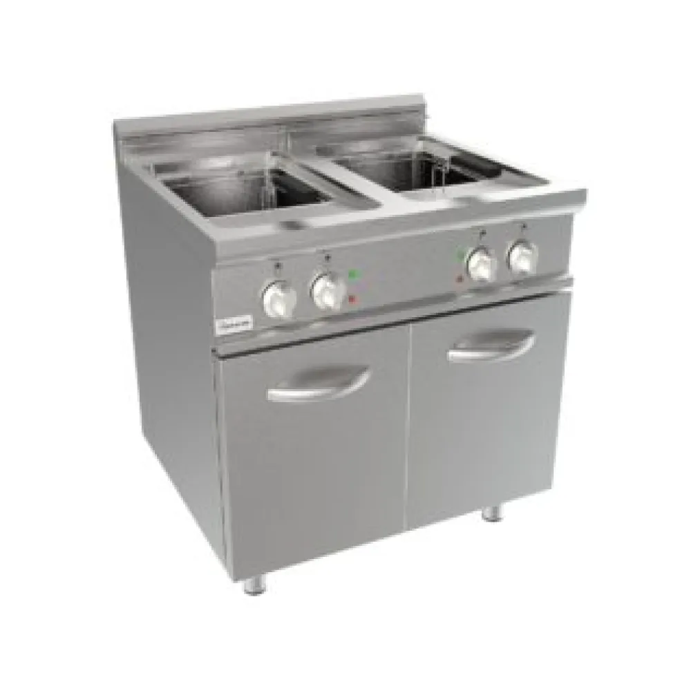 Electric fryer with 2x tanks 17+17L LADY 700 L7/FRE2V17