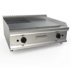 Gas smooth-ribbed grill surface LADY 700 L7/FTG2BBMC