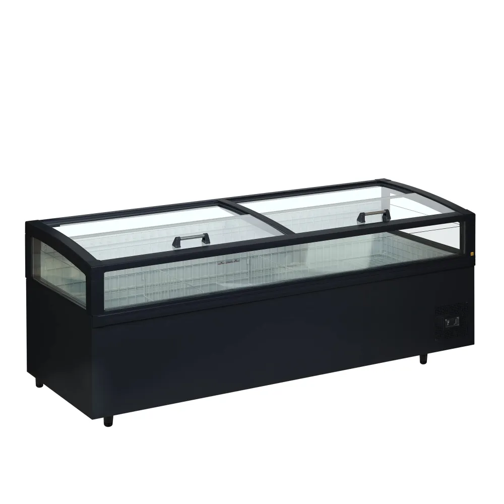 Supermarket Cooler-Freezer 860L, black