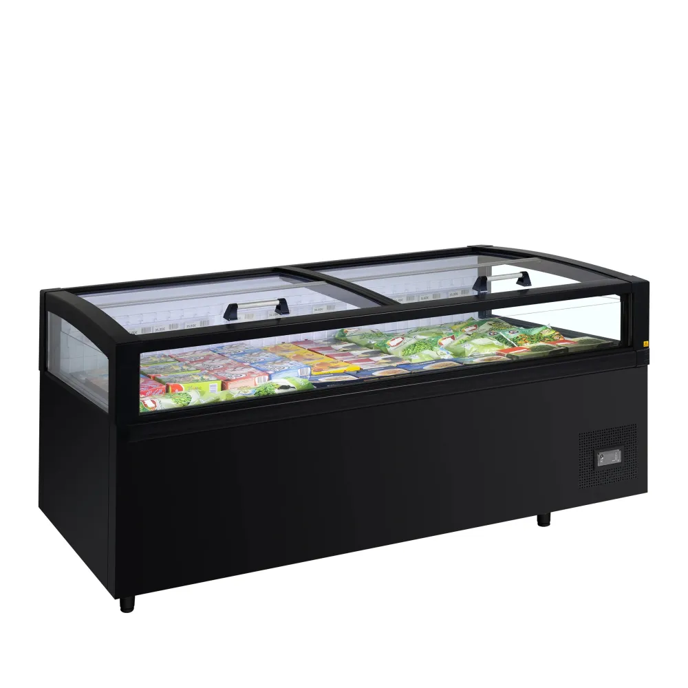 Supermarket Cooler-Freezer 613L, black