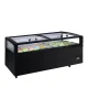 Supermarket Cooler-Freezer 613L, black