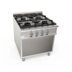 Solid top gas range with neutral cabinet LADYQ 900 LQ/CUG4BA.4G