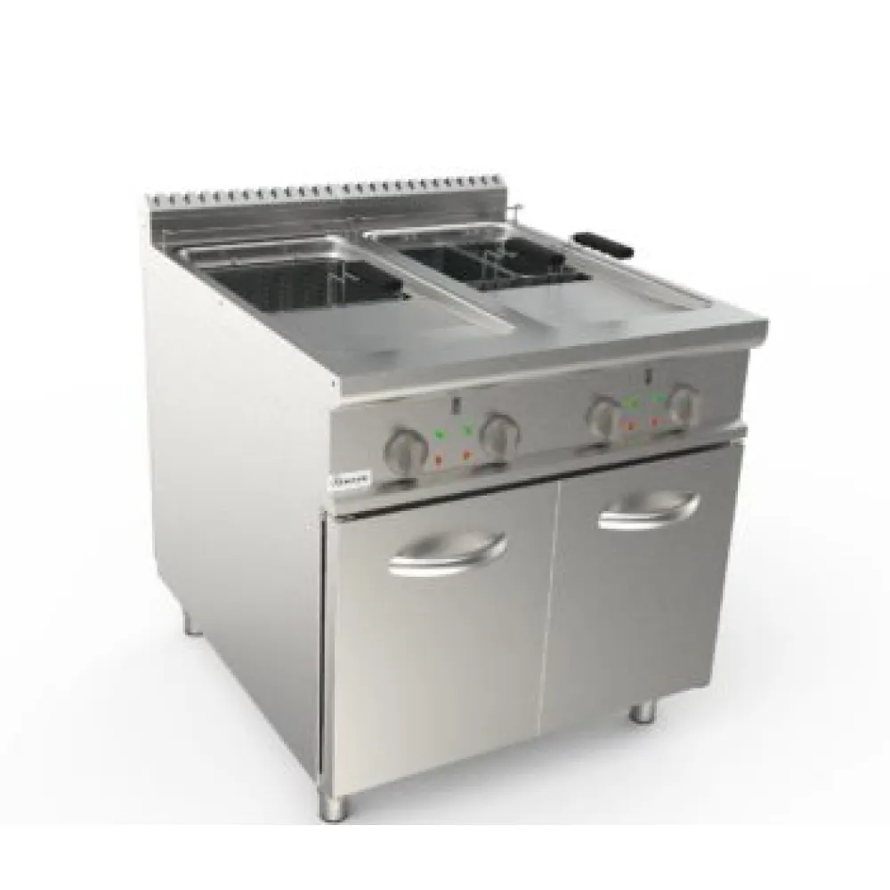 Electric fryer with cabinet 17+17L LADYQ 900 LQ/FRE2V17
