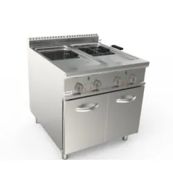 Electric fryer with cabinet 17+17L LADYQ 900 LQ/FRE2V17