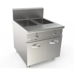 Gas pasta cooker 40+40L LADYQ 900 LQ/CPG2V80