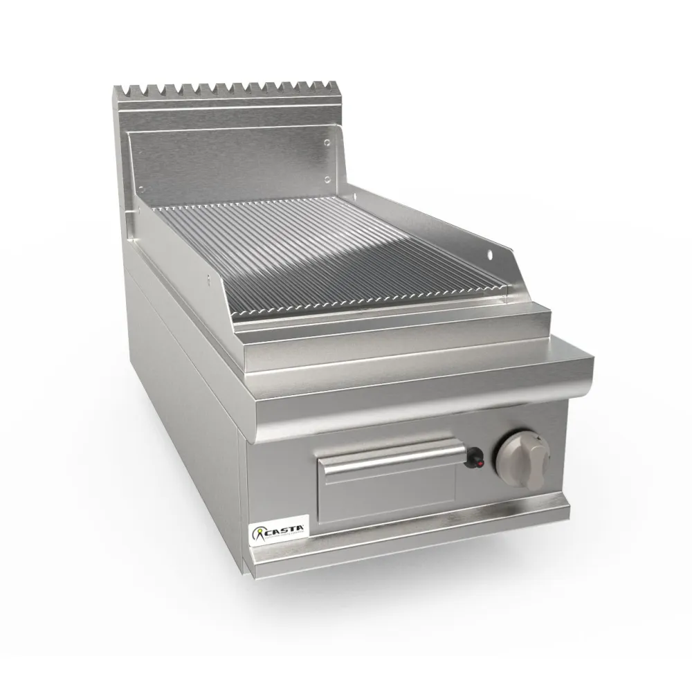 Gas Ribbed Griddle LADYQ 900 LQ/FTG2BBRC
