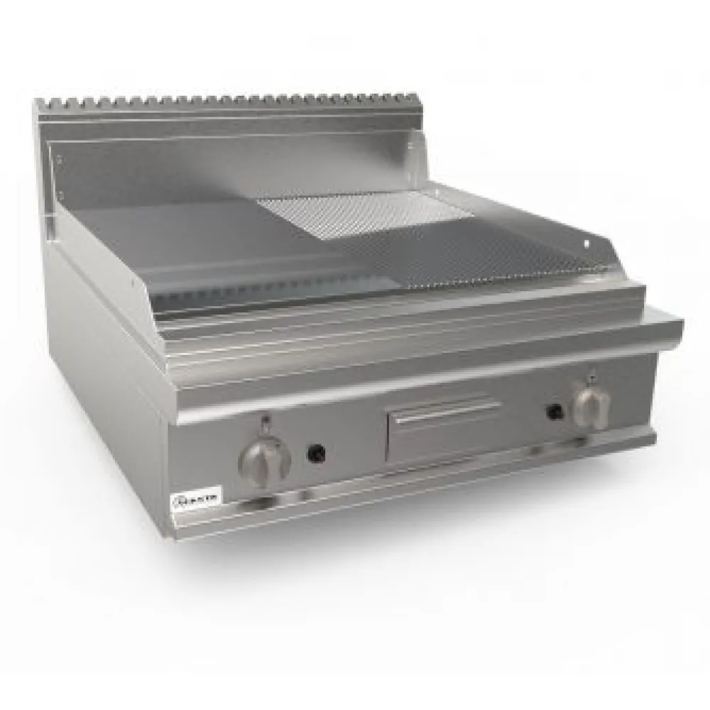 Gas Ribbed-Smooth Griddle LADYQ 900 LQ/FTG4BBMC