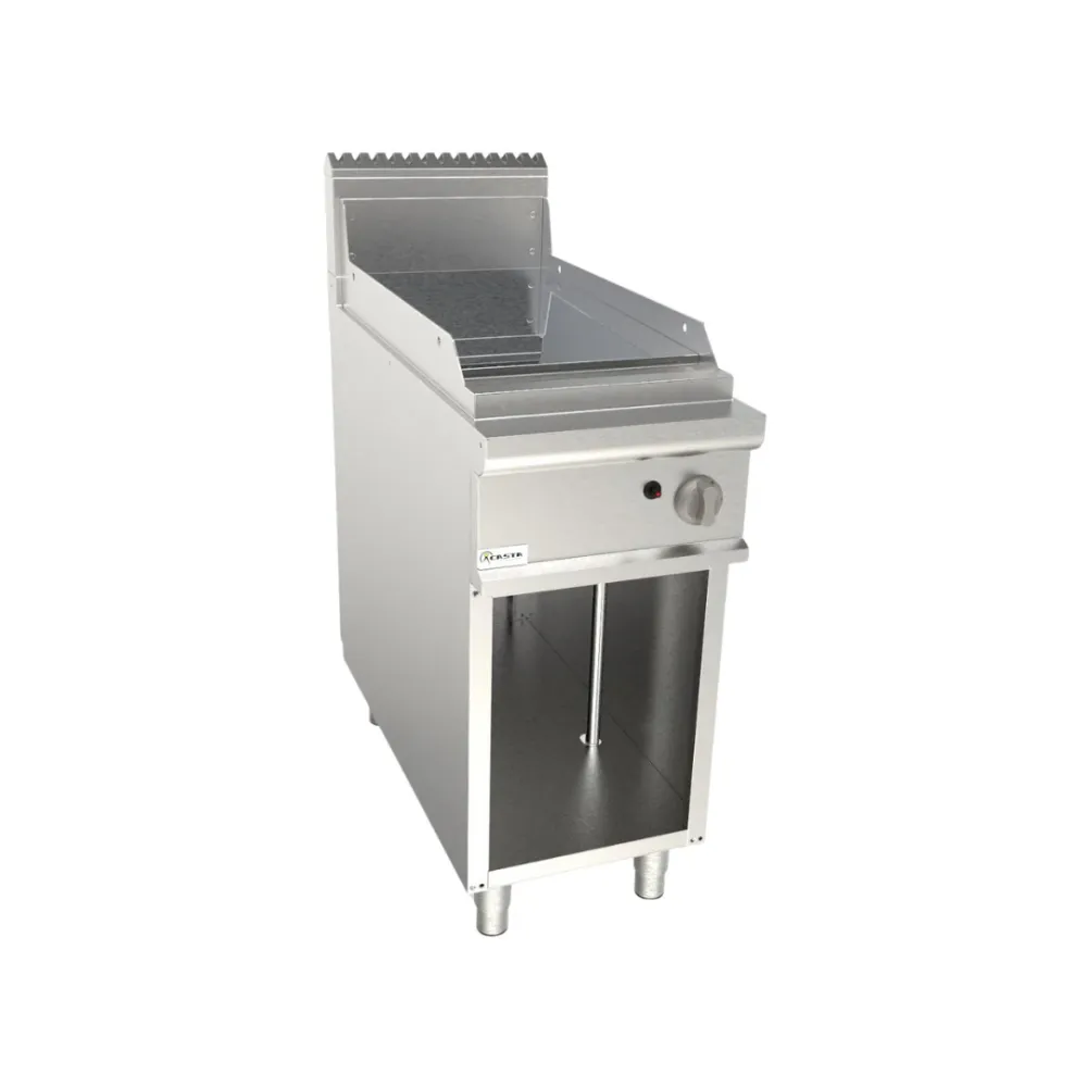 Gas smooth griddle with neutral cabinet LADYQ 900 LQ/FTG2BALC