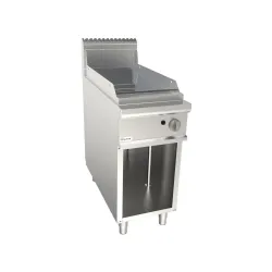Gas smooth griddle with neutral cabinet LADYQ 900 LQ/FTG2BALC