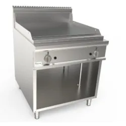 Gas smooth griddle with neutral cabinet LADYQ 900 LQ/FTG4BALC