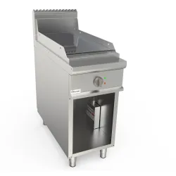 Electric smooth grill surface with neutral cabinet LADYQ 900 LQ/FTE2BALC