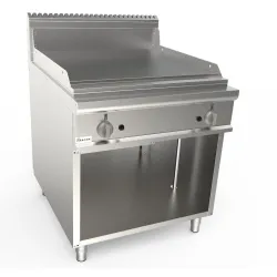Electric smooth grill surface with neutral cabinet LADYQ 900 LQ/FTE4BALC