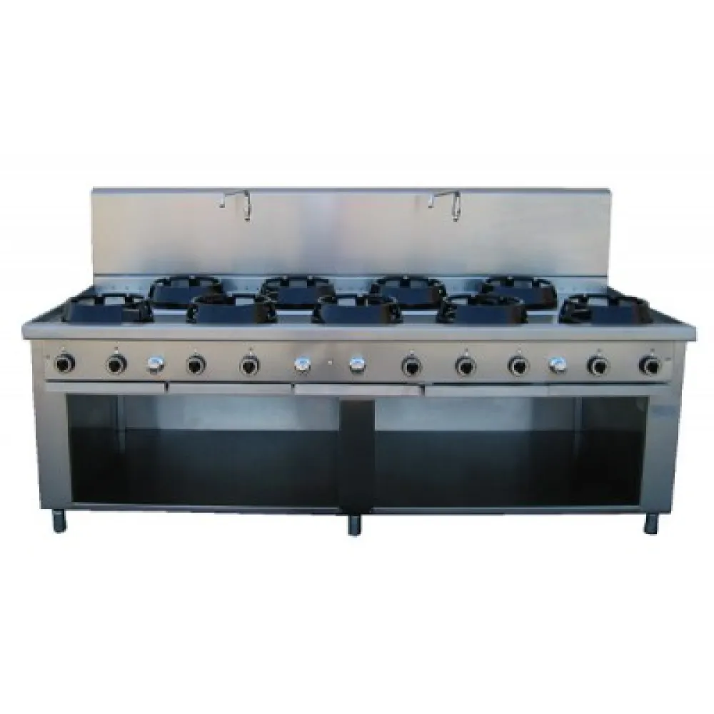 Gas WOK stove with neutral cabinet CC/09 BB850H