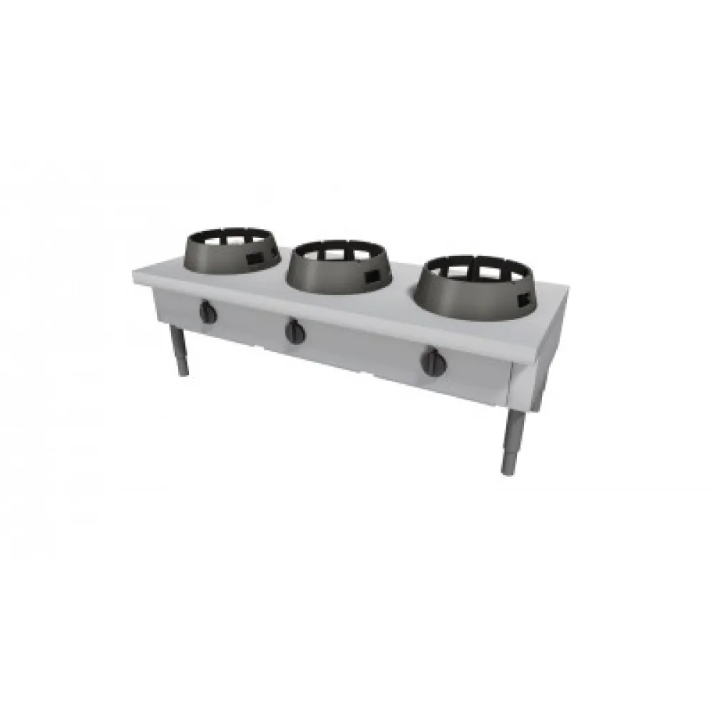 Wok gaz cooking stove 1500x600mm TL03150060GG