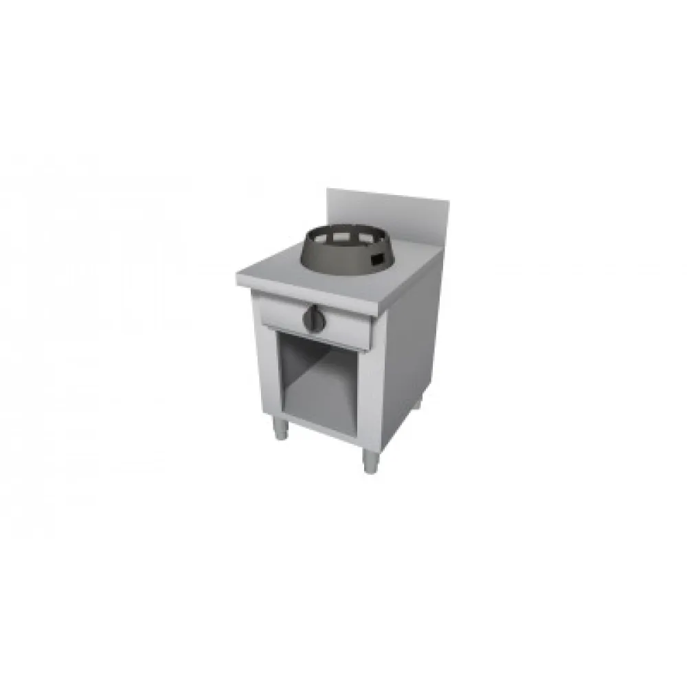 Wok gaz cooking stove with neutral cabinet 600x700mm LS01060070BA