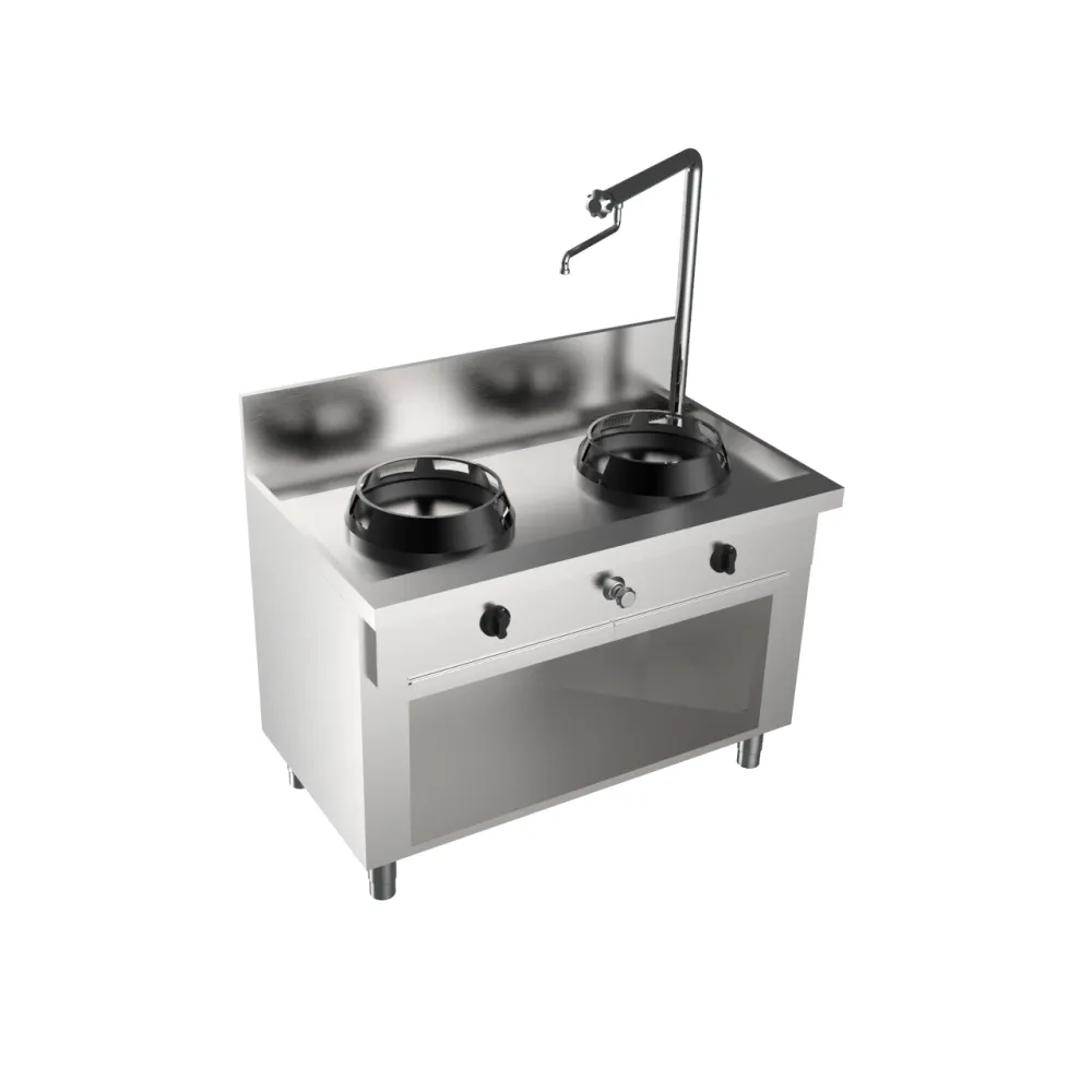 Wok gaz cooking stove with neutral cabinet 1000x700mm KC02100070BA
