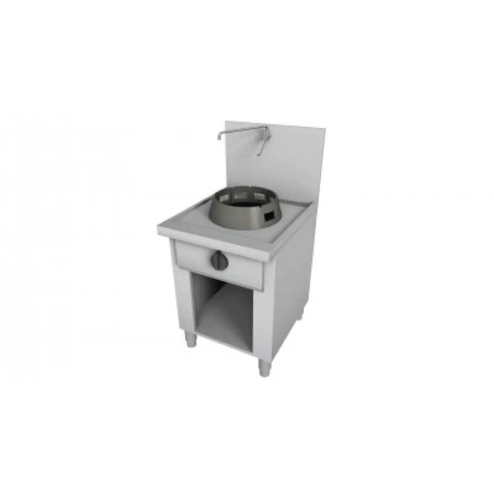 Wok gaz cooking stove with neutral cabinet 600x700mm KT01060070BA