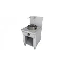 Wok gaz cooking stove with neutral cabinet 600x700mm KT01060070BA