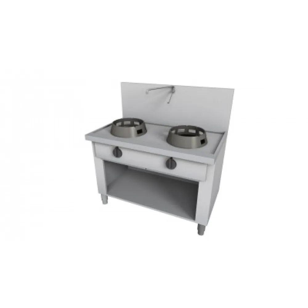 Wok gaz cooking stove with neutral cabinet 1000x700mm KT02100070BA